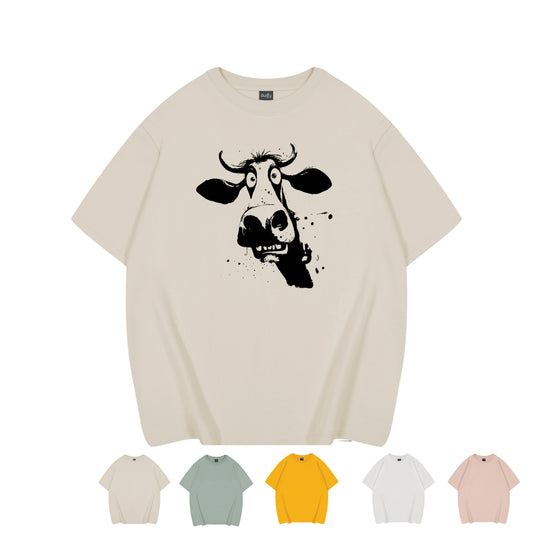 Funny Cow T-Shirt Cow Lovers - Oversized Fit