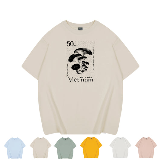 Vietnamese T-Shirt Mushroom Lovers - Oversized Fit