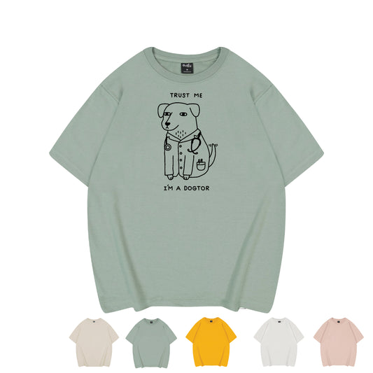 Dogtor T-Shirt Dog Lovers Vets - Oversized Fit