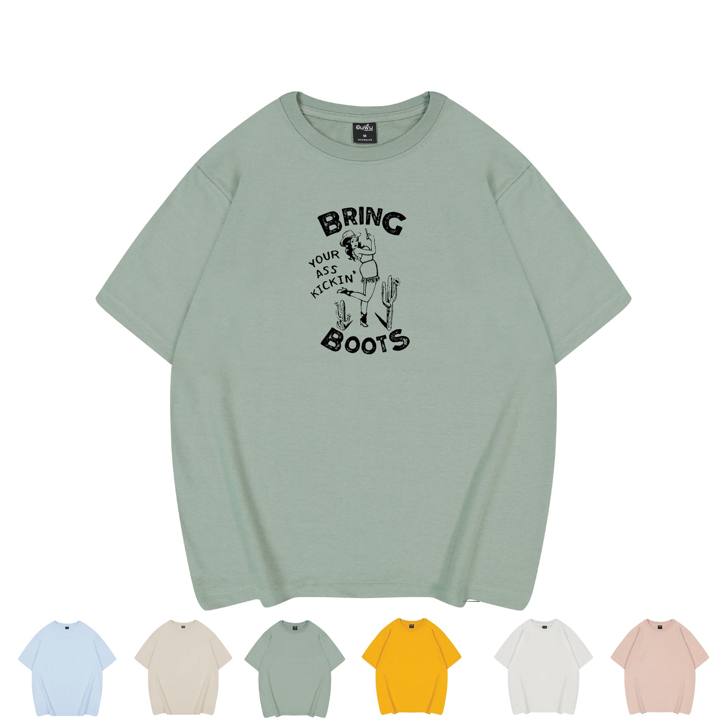 Cowgirl T-Shirt Rodeo Lovers - Oversized Fit