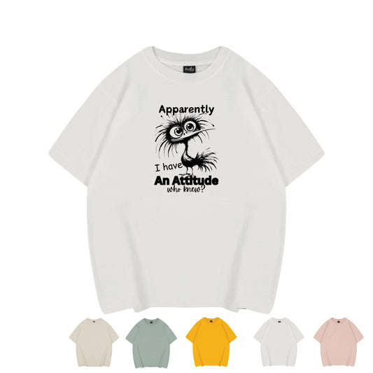 Funny Attitude T-Shirt Animal Lovers - Oversized Fit