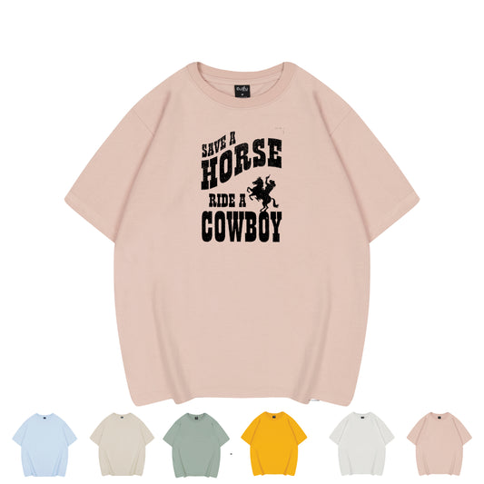 Cowgirl T-Shirt Rodeo Lovers - Oversized Fit