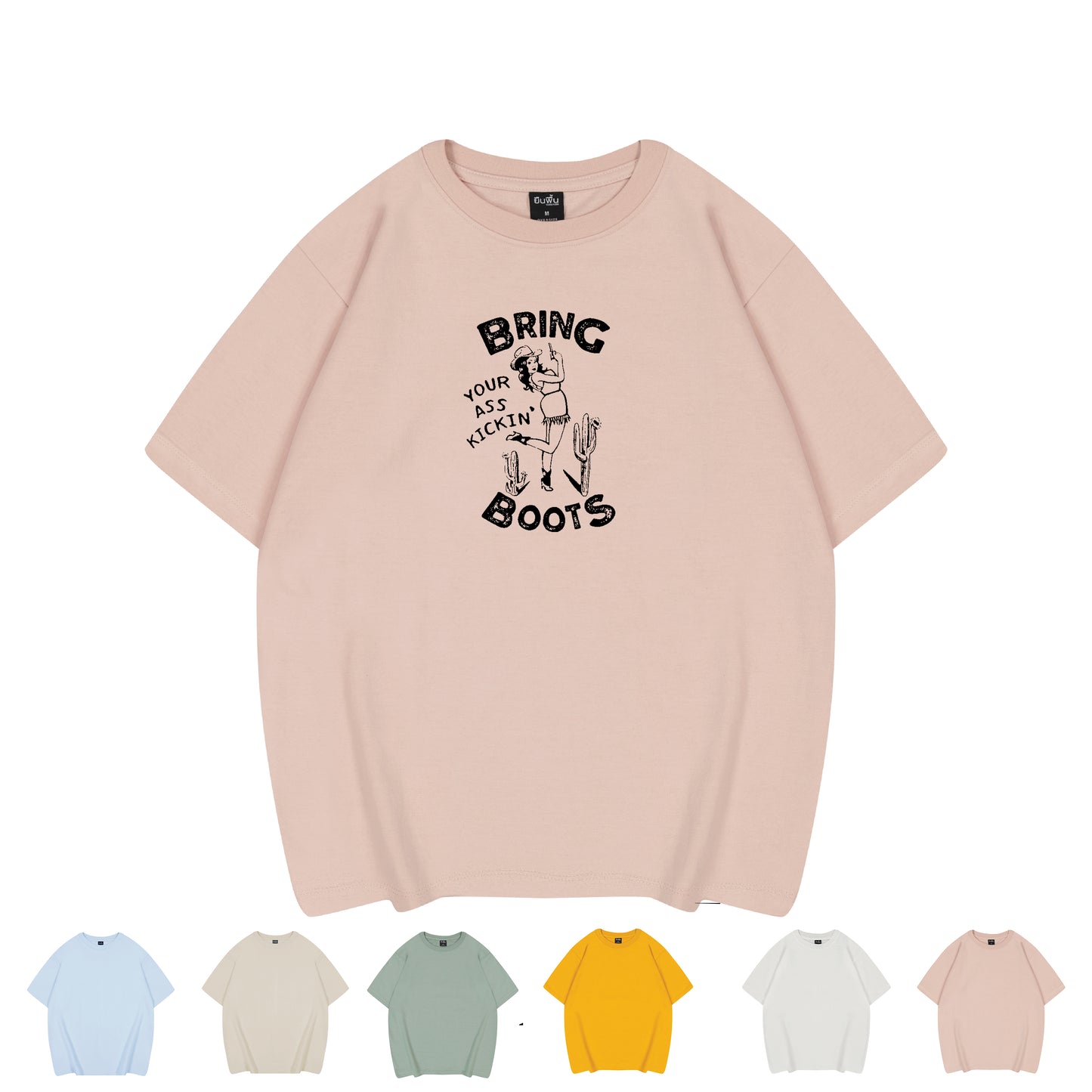 Cowgirl T-Shirt Rodeo Lovers - Oversized Fit