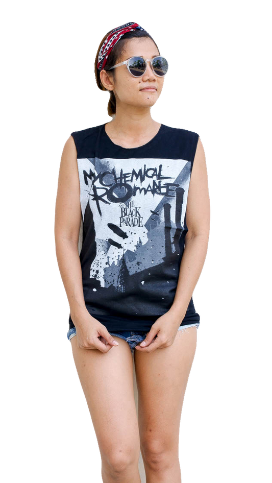 Ladies My Chemical Romance Vest Tank-Top Singlet Sleeveless T-Shirt