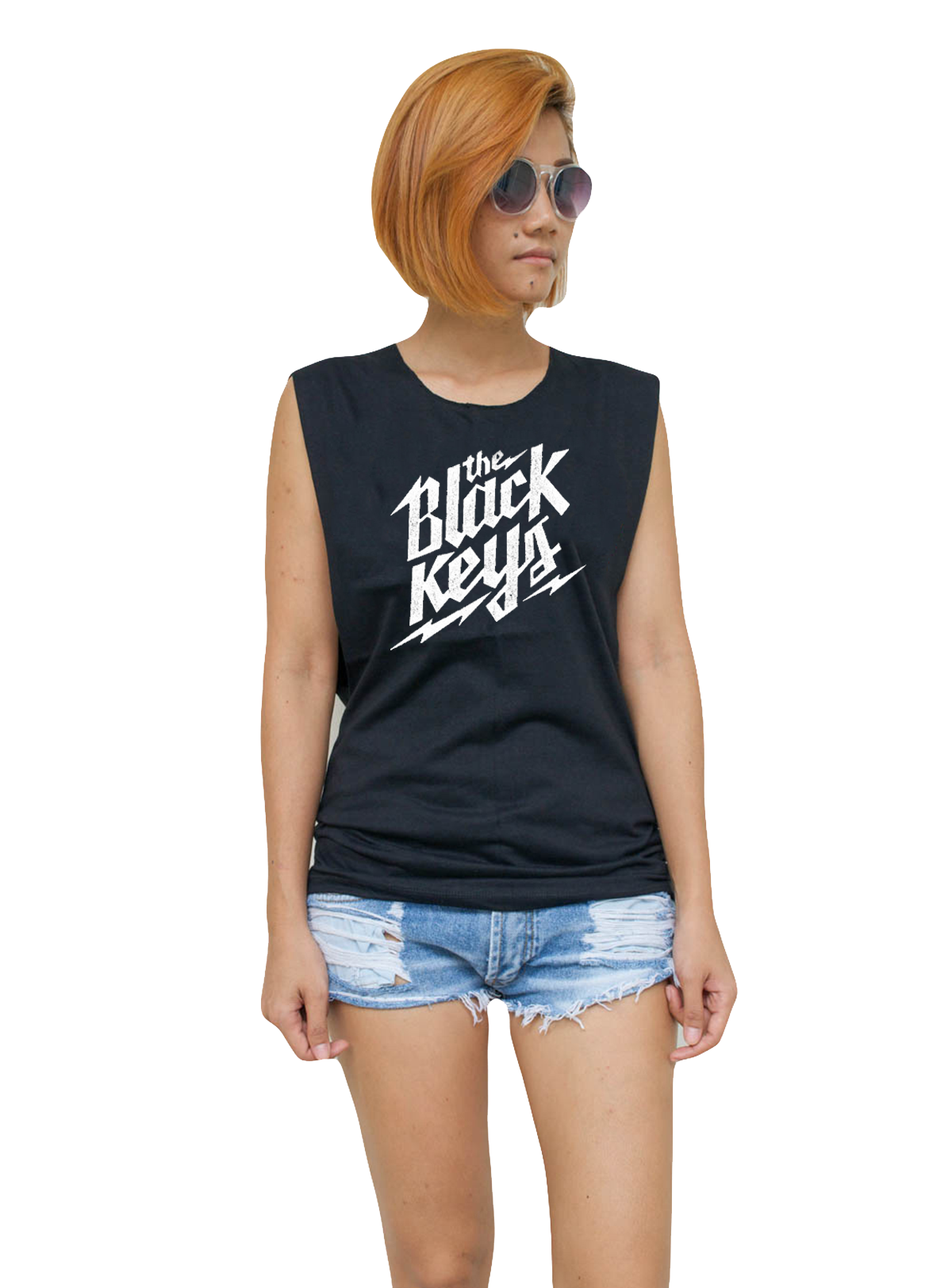 Ladies The Black Keys Vest Tank-Top Singlet Sleeveless T-Shirt