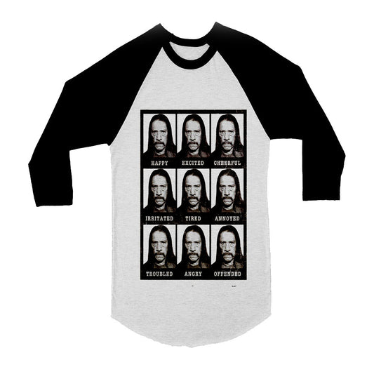 Unisex Danny Trejo 3/4 Sleeve Baseball T-Shirt