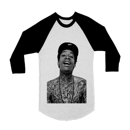 Unisex Wiz Khalifa 3/4 Sleeve Baseball T-Shirt