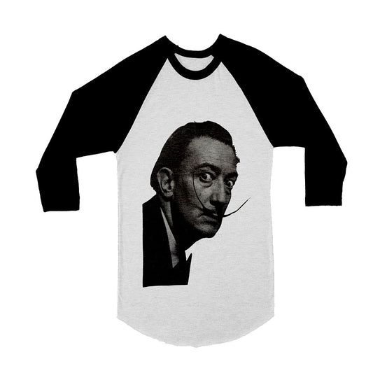 Unisex Salvador Dali 3/4 Sleeve Baseball T-Shirt