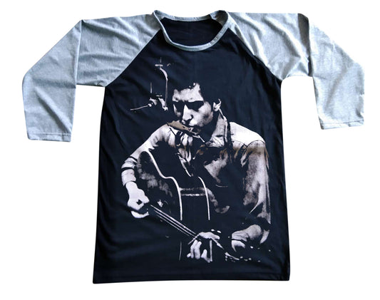 Unisex Bob Dylan Raglan 3/4 Sleeve Baseball T-Shirt