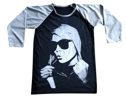 Unisex Blondie Debbie Harry Raglan 3/4 Sleeve Baseball T-Shirt