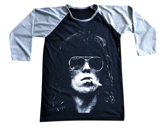 Unisex Keith Richards Raglan 3/4 Sleeve Baseball T-Shirt