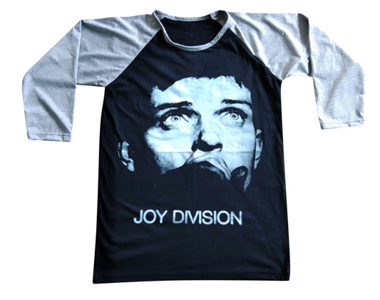 Unisex Joy Division Ian Curtis Raglan 3/4 Sleeve Baseball T-Shirt