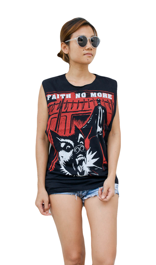 Ladies Faith No More Vest Tank-Top Singlet Sleeveless T-Shirt