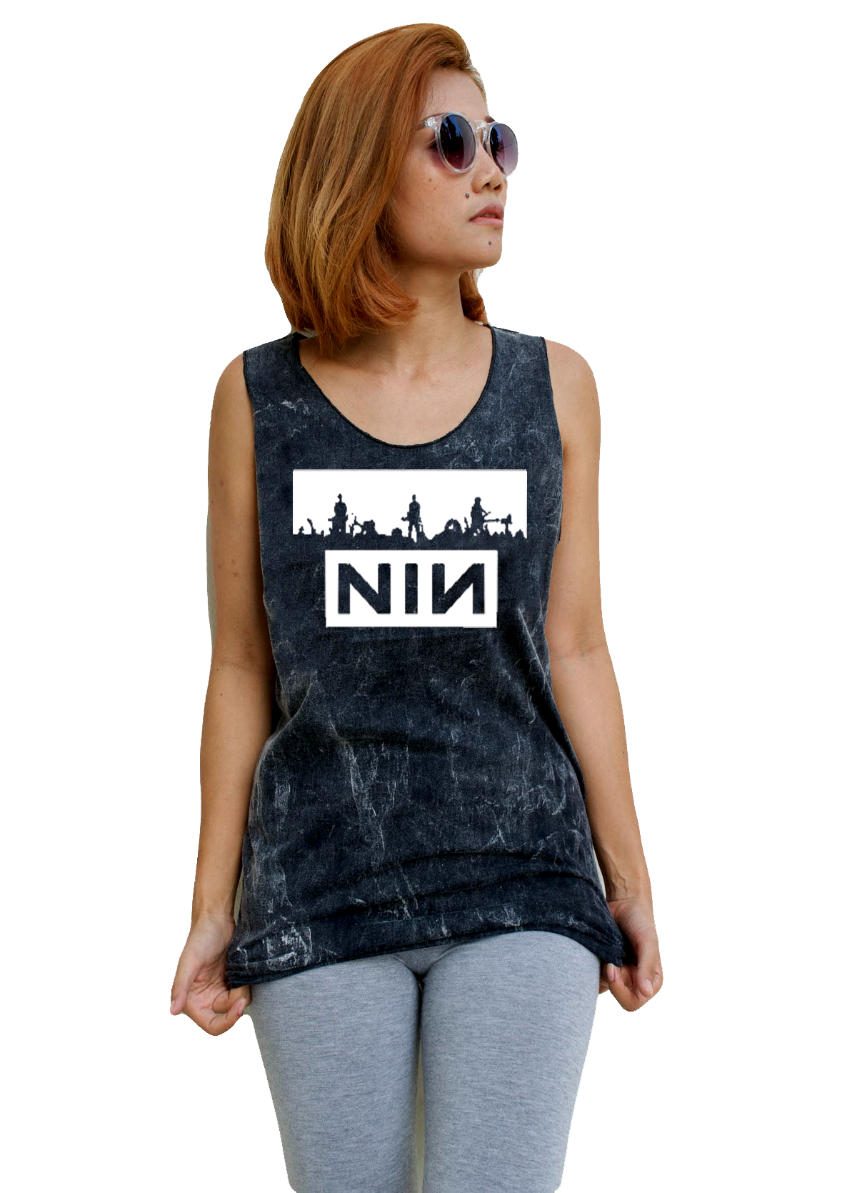 Unisex Nine Inch Nails Tank-Top Singlet vest Sleeveless T-shirt
