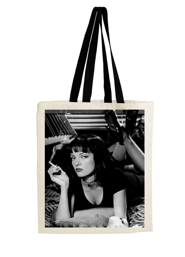 Pulp Fiction Uma Thurman Tote Bag