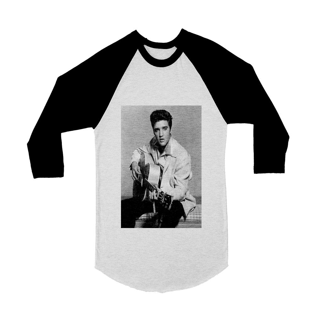 Unisex Elvis Presley 3/4 Sleeve Baseball T-Shirt