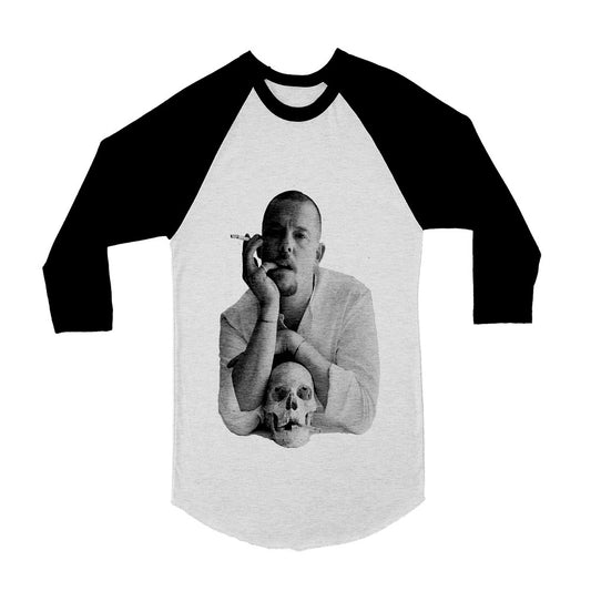 Unisex Alexander McQueen 3/4 Sleeve Baseball T-Shirt