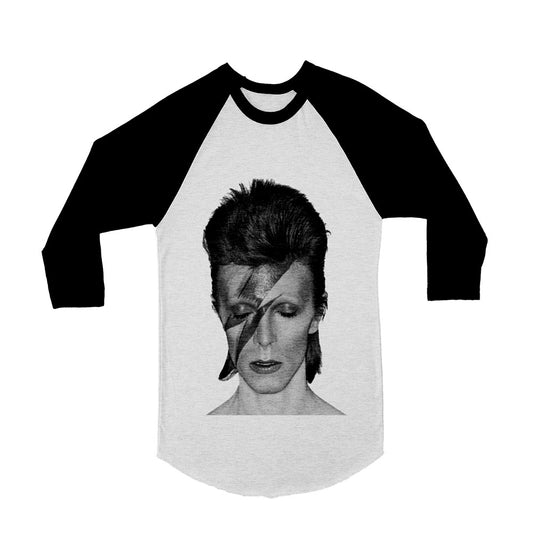 Unisex David Bowie 3/4 Sleeve Baseball T-Shirt