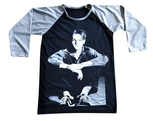 Unisex Leonardo Dicaprio Raglan 3/4 Sleeve Baseball T-Shirt