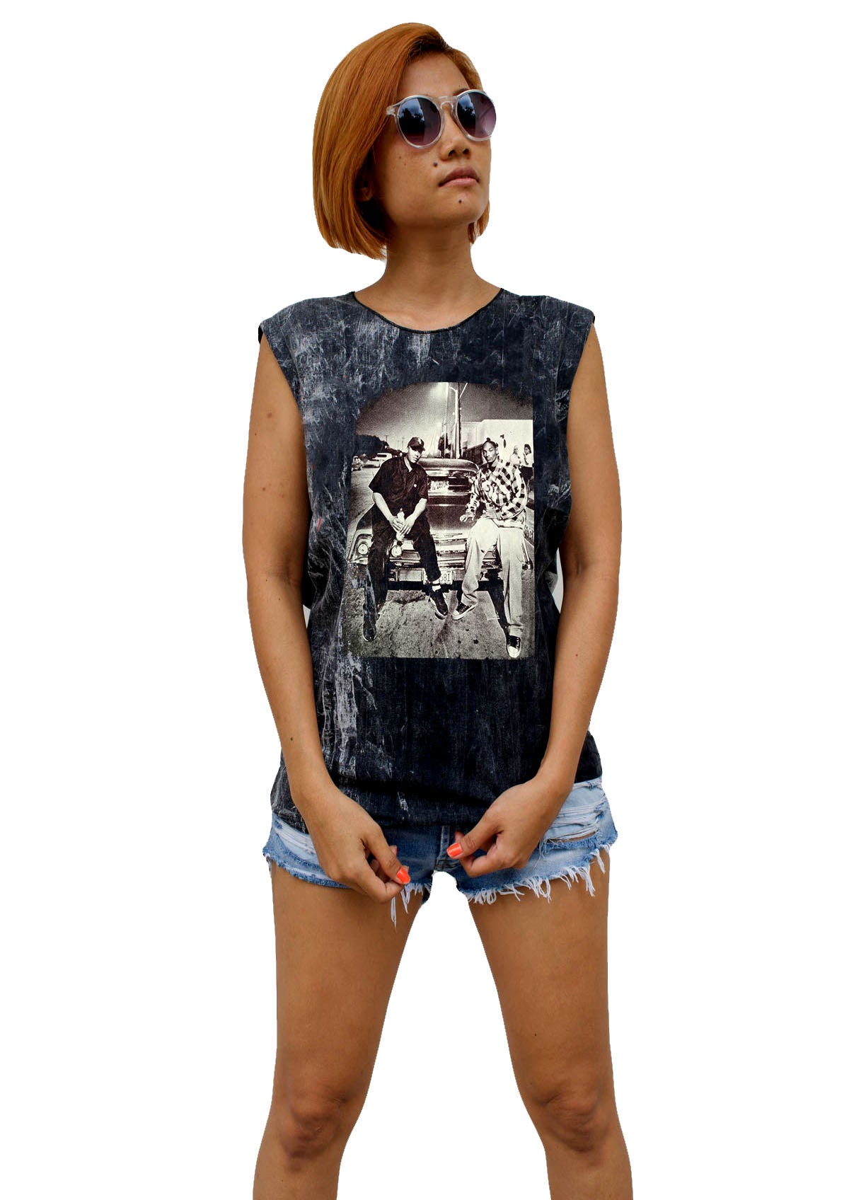 Ladies Snoop Dogg & Dr Dre Vest Tank-Top Singlet Sleeveless T-Shirt