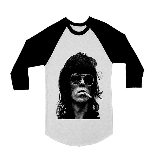 Unisex Keith Richards 3/4 Sleeve Baseball T-Shirt