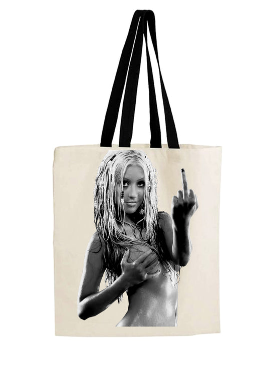 Christina Aguilera Tote Bag