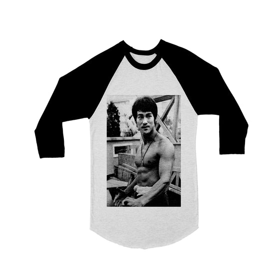 Unisex Bruce Lee 3/4 Sleeve Baseball T-Shirt