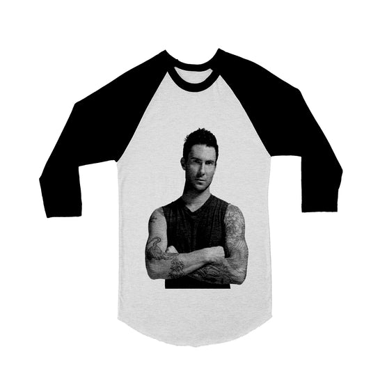 Unisex Adam Levine Maroon 5 3/4 Sleeve Baseball T-Shirt