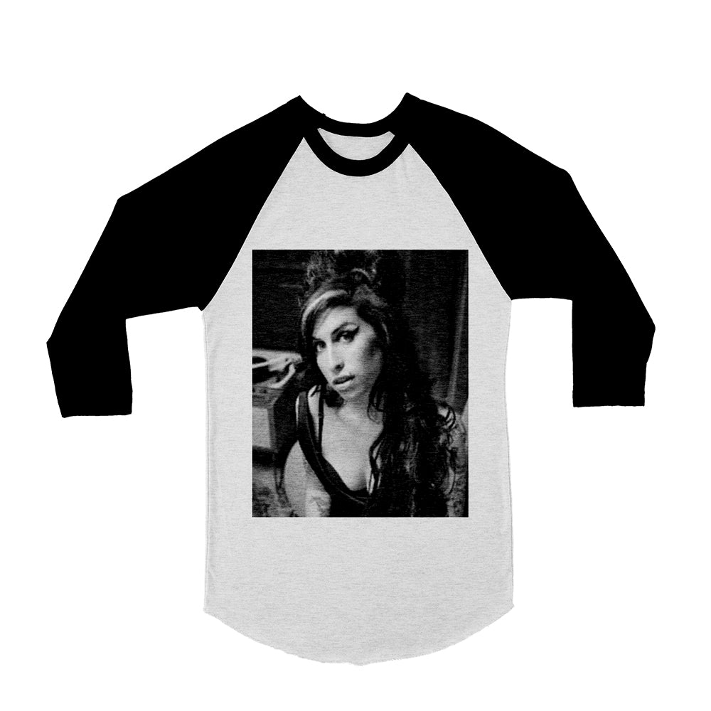 Unisex Amy Winehouse 3/4 Sleeve Baseball T-Shirt