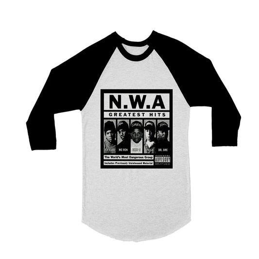 Unisex NWA 3/4 Sleeve Baseball T-Shirt