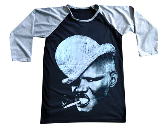 Unisex Grace Jones Raglan 3/4 Sleeve Baseball T-Shirt