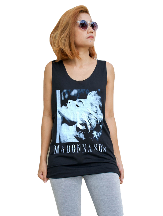 Unisex Madonna Tank-Top Singlet vest Sleeveless T-shirt