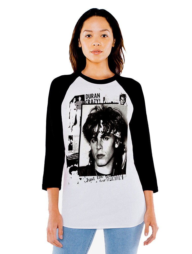 Unisex Duran Duran 3/4 Sleeve Baseball T-Shirt