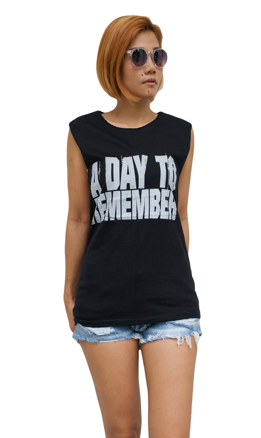 Ladies A Day To Remember Vest Tank-Top Singlet Sleeveless T-Shirt