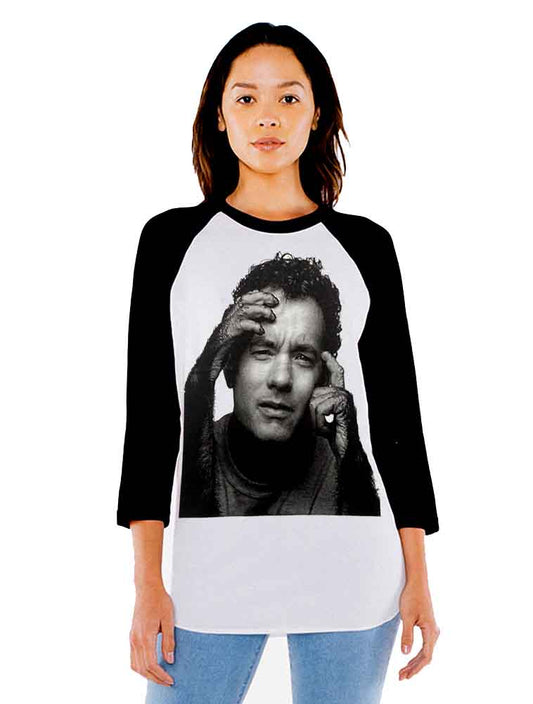 Unisex Tom Hanks 3/4 Sleeve Baseball T-Shirt