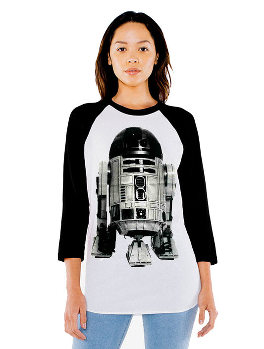 Unisex R2D2 3/4 Sleeve Baseball T-Shirt