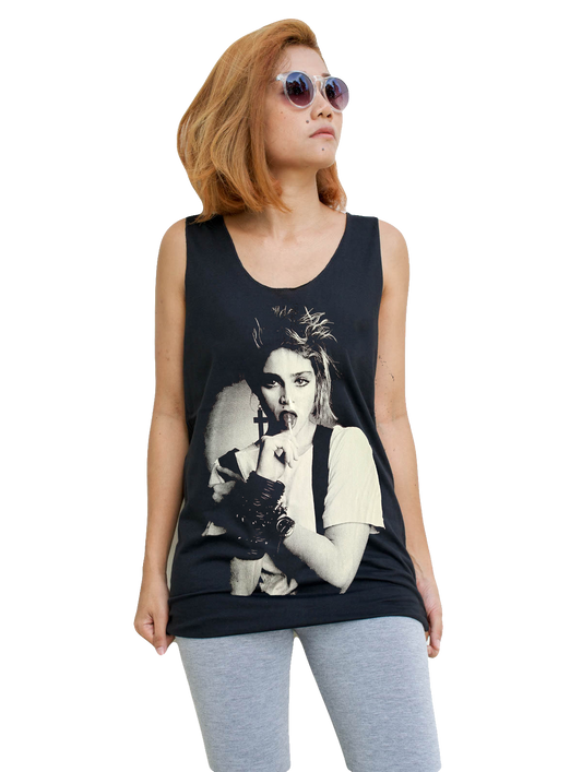 Unisex Madonna Tank-Top Singlet vest Sleeveless T-shirt