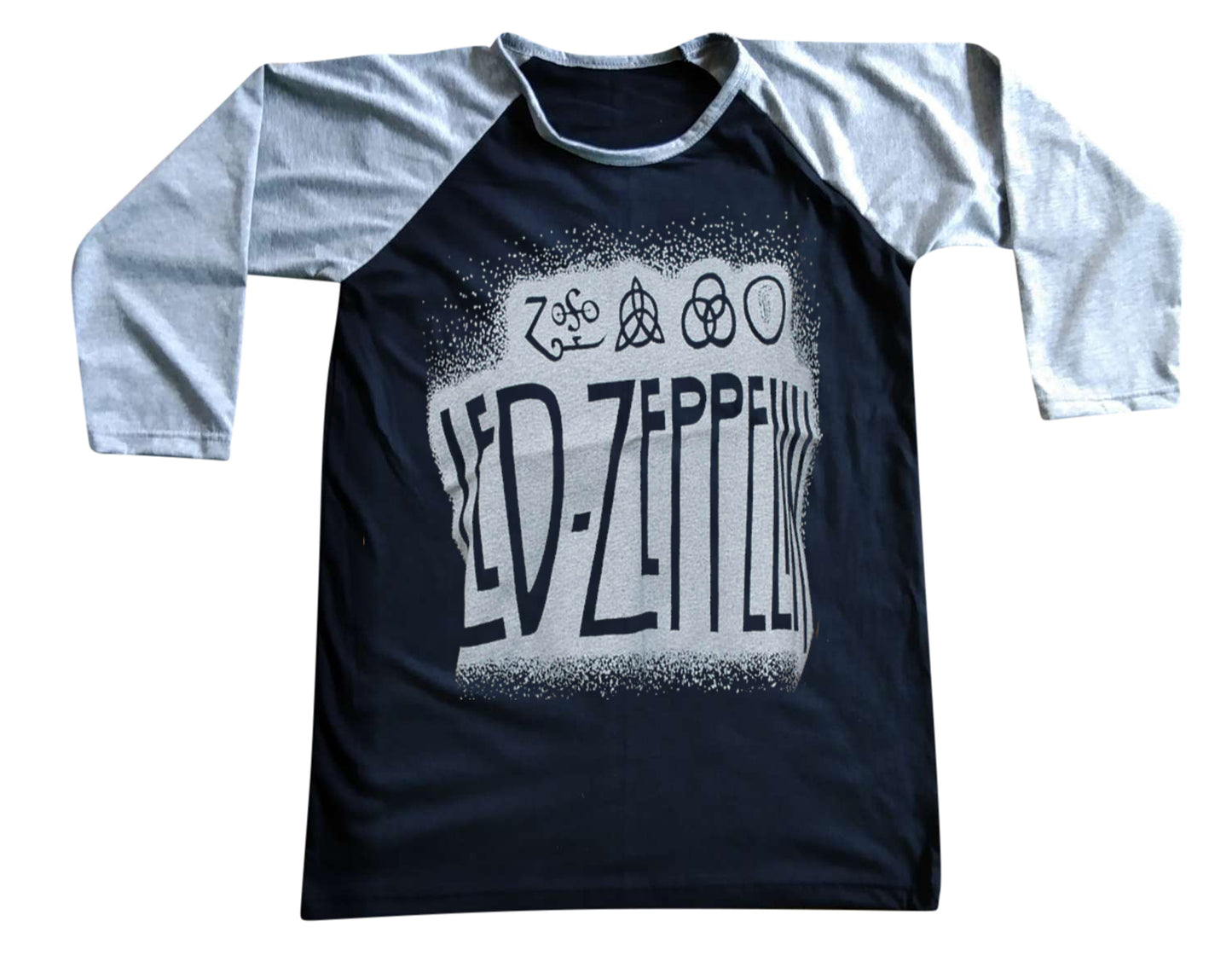 Unisex Led Zeppelin Raglan 3/4 Sleeve Baseball T-Shirt