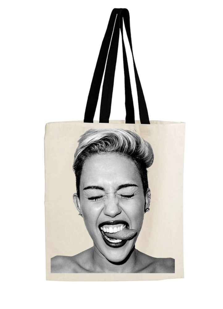 Miley Cyrus Tote Bag