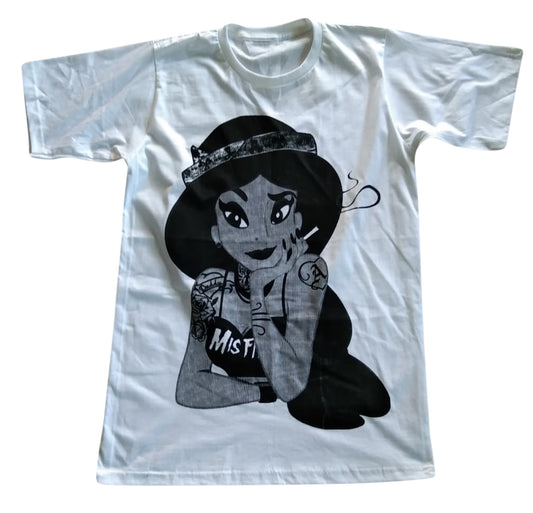 Pocahontas Tattoo Smoking Short Sleeve T-Shirt