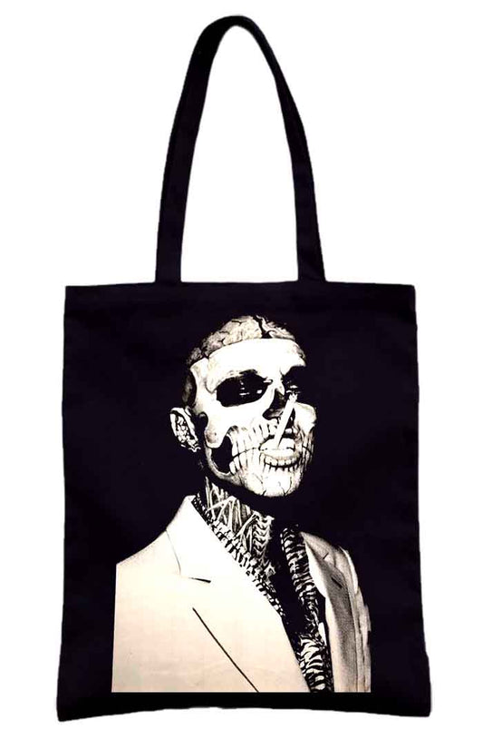 Zombie Boy Rick Genest Tote Bag