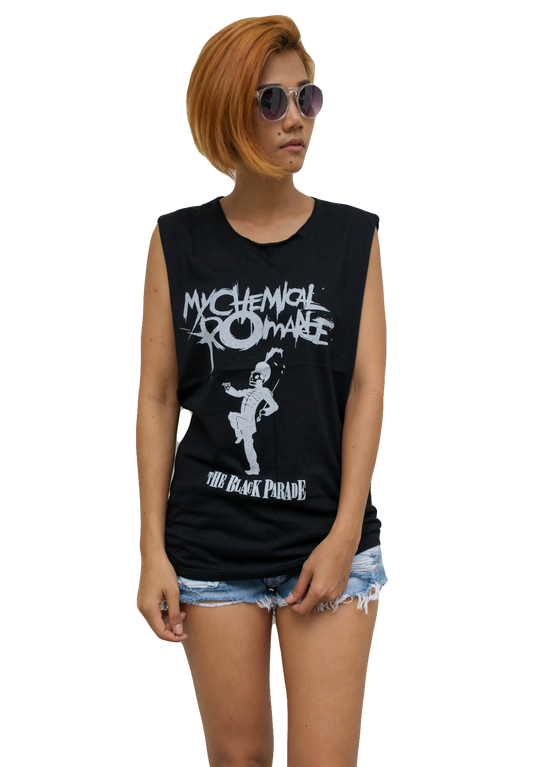 Ladies My Chemical Romance Vest Tank-Top Singlet Sleeveless T-Shirt