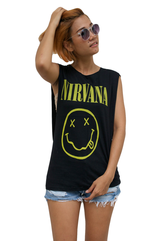 Ladies Nirvana Vest Tank-Top Singlet Sleeveless T-Shirt