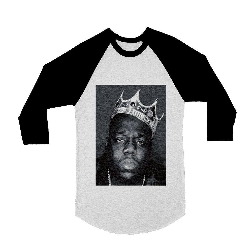 Unisex Notorious BIG Biggie Smalls 3/4 Sleeve Baseball T-Shirt