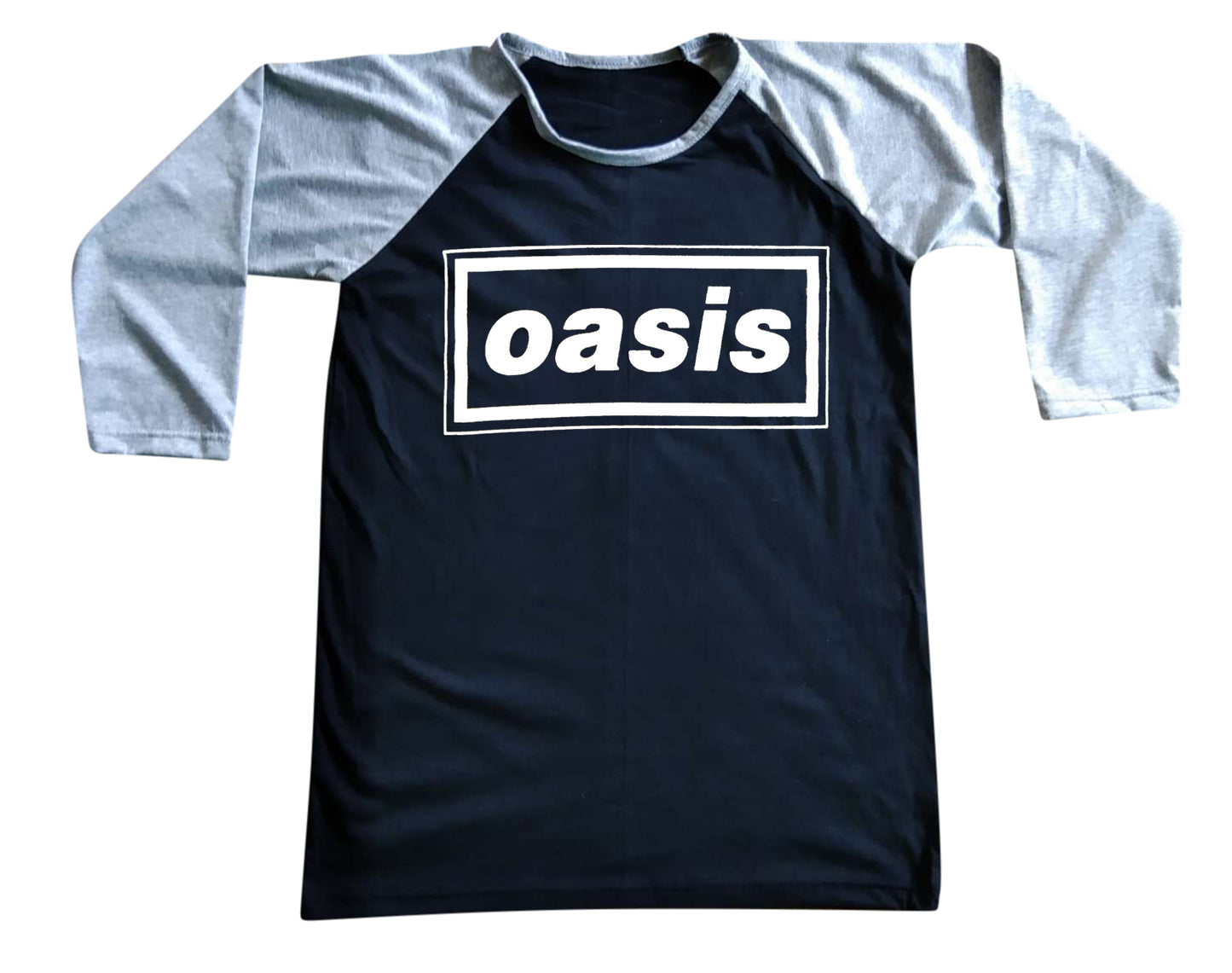 Unisex Oasis Raglan 3/4 Sleeve Baseball T-Shirt