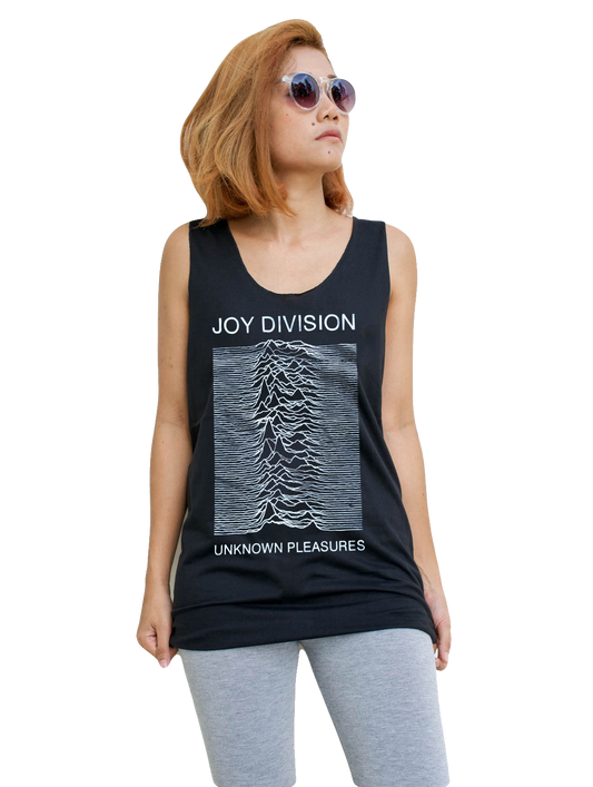 Unisex Joy Division Unknown Pleasures Tank-Top Singlet vest Sleeveless T-shirt