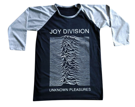 Unisex Joy Division Ian Curtis Raglan 3/4 Sleeve Baseball T-Shirt