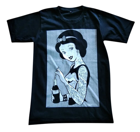 Snow White Tattoo Short Sleeve T-Shirt