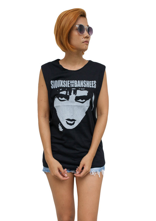 Ladies Siouxsie And The Banshees Vest Tank-Top Singlet Sleeveless T-Shirt