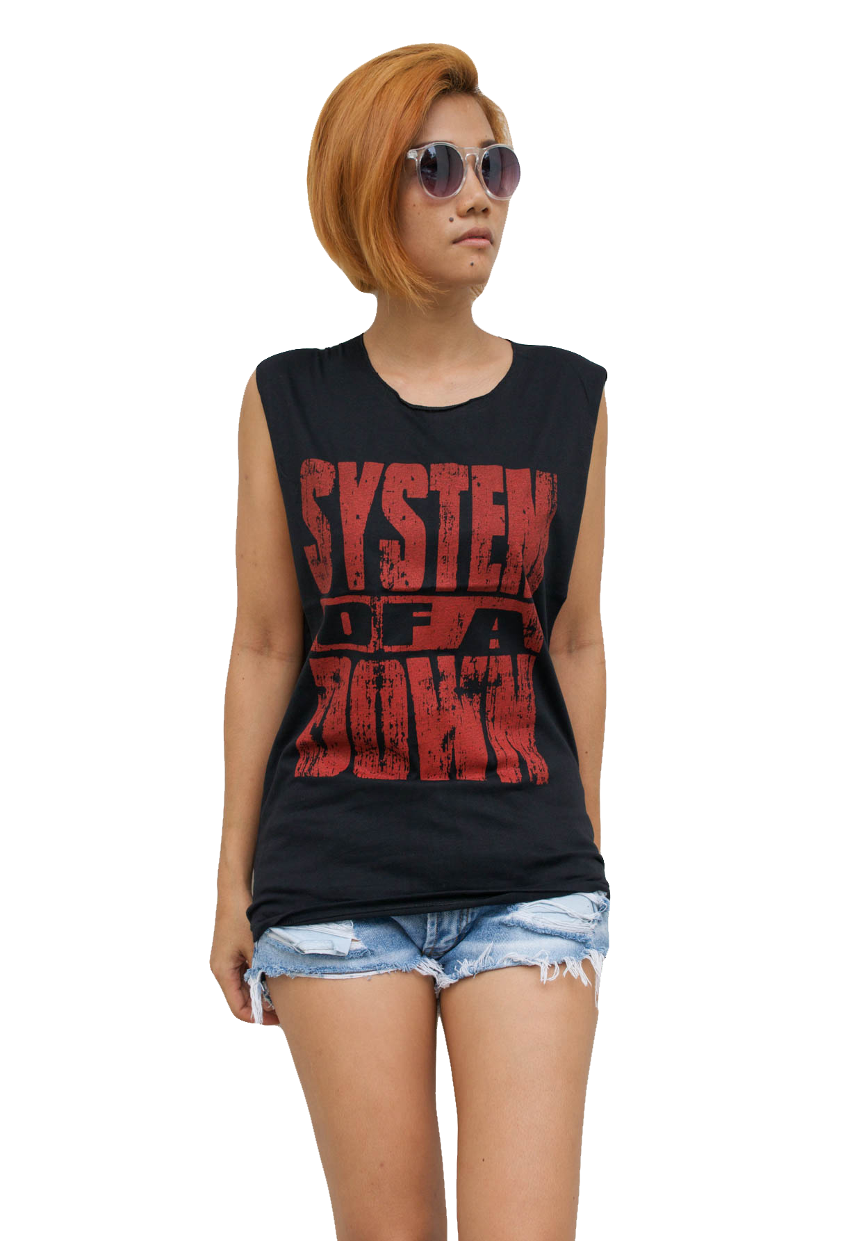 Ladies System Of A Down Vest Tank-Top Singlet Sleeveless T-Shirt